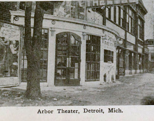 photo from cinema treasures Arbor Theater, Detroit
